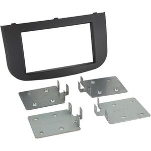 2-DIN Paneel geschikt voor Mitsubishi Colt | 2008-2012 | Kleur: Zwart