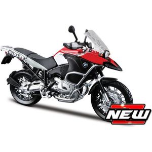 Maisto BMW R1200 GS 1:12 - rood/zwart