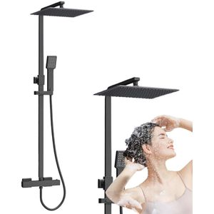 DailySupplies® Regendouche met Thermostaatkraan - Doucheset - Douchekop met Slang - Universeel