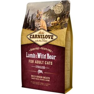 Carnilove lamb / wild boar sterilised - 2 kg - 1 stuks