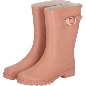 Morethansocks - Regenlaarzen Dames - Rubber - Roze - Maat 39 - Regenlaarzen