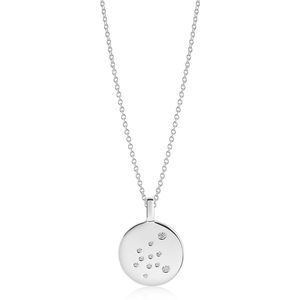 Sif Jakobs Jewellery Dames-Ketting 925 Zilver gerhodineerd Zirkonia One Size Watermvan 87604489