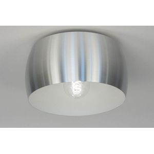Lumidora Plafondlamp 73346 - Plafonniere - ZWEEDS - E27 - Grijs - Aluminium - Metaal - ⌀ 32 cm