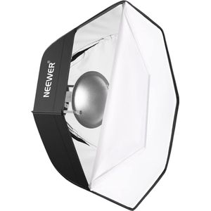Neewer® - Photo Studio Beauty Dish en achthoekige softbox combinatie met Bowens Speedring voor Bowens - Perfect voor Portretten - Productfotografie en video-opnamen - 60cm /60cm