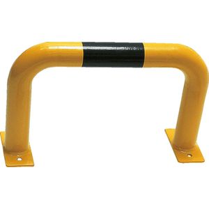 Beschermbeugel voor wand, 300 mm, geel zwart 500 x 300 mm