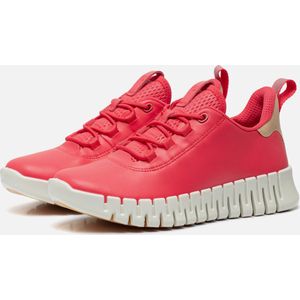 Ecco Gruuv W Sneakers roze Leer - Dames - Maat 42