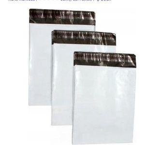 Verzendzakken - 200 stuks - Verpakkingsmaterialen - Webshop - A4 - Opsturen - Verzenden - Plastic zakken - Plakstrip