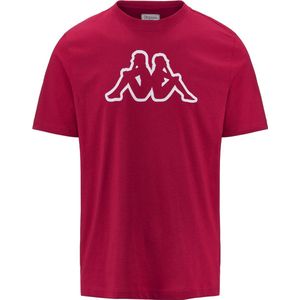 Kappa - T-Shirt Logo Cromen - Rood Herenshirt-XL