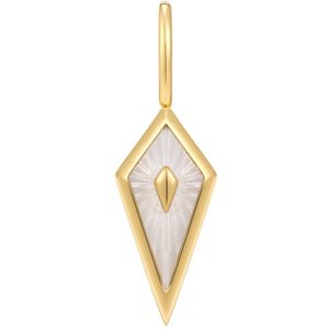 Ania Haie AH NC048-25G Pop Charms Dames Hanger - Fantasie - Sieraad - Zilver - Goudkleurig - 925 Zilver - Parel - 7 mm breed - 14 mm lang