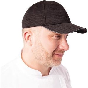 Chef Works Cool Vent baseball cap zwart en grijs