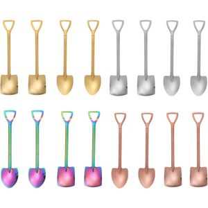 NORDIVAR® - Luxe Roestvrijstalen Dessertlepels voor IJs, Koffie en Thee - 16 stuks -