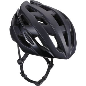 BBB Cycling Hawk Racefiets Helm - Wielrenhelm - Fietshelm Volwassenen - Sporthelm - Mat Zwart - Maat L - BHE-151