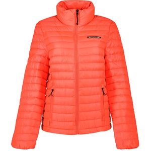 SUPERDRY Code Tech Core Down Jasje Vrouwen Hyper Fire Coral - Maat L