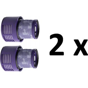 2 x Wasbaar filter voor de Dyson V10 Cyclone, Dyson V10 Absolute, Dyson V10 Animal stofzuiger. Vervanging voor filter 969082-01