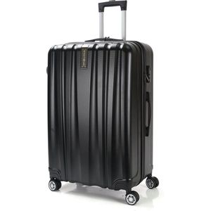 AATravel Royalty Line ® Reiskoffer L - Luxe ABS Trolley - Met Dubbele Wielen - Koffer 76 cm - 360° Spinners - 98 Liter - Zwart