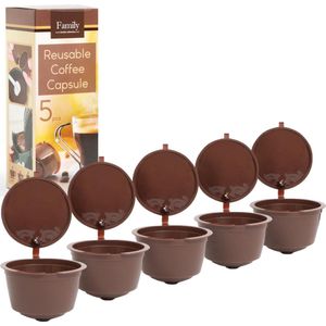 5x Herbruikbare Dolce Gusto Koffie Cup - Milieuvriendelijk - Duurzaam - Koffie Cups Capsules - Navulbare Koffiecapsules - Koffiecapsule- Dolce Gusto