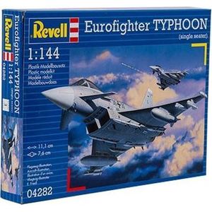 1:144 Revell 04282 Eurofighter Typhoon - Single Seater Plastic Modelbouwpakket