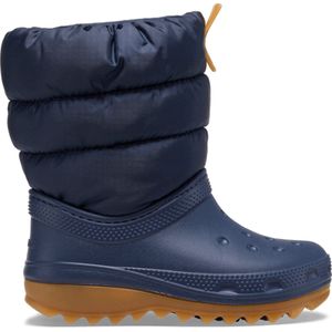 Crocs Classic Neo Puff Boot T - Kinderen - Boots - Donkerblauw - Maat 20/21