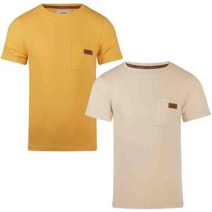 Koko Noko - 2pack - T-shirt - Warm yellow - Maat 128