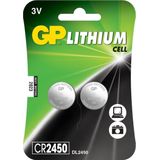 GP Lithium CR2430 knoopcelbatterijen - 2 stuks