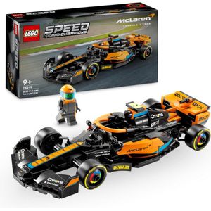LEGO Speed Champions McLaren Formule 1 Racewagen 2023, Speelgoed Auto Bouwpakket voor Kinderen om mee te Spelen en Neer te Zetten, Rollenspel Cadeau voor Jongens en Meisje vanaf 9 76919