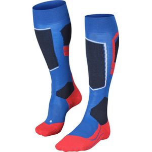 FALKE SK4 Advanced Skiën anti blaren, anti zweet merinowol wintersportsokken heren blauw - Maat 39-41