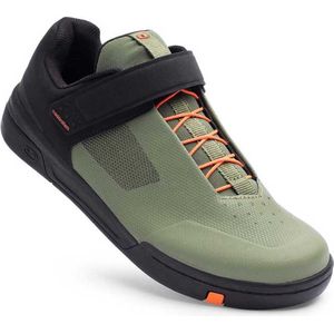 Crankbrothers Stamp Speedlace Shoes, groen/oranje Schoenmaat US 7,5 | EU 40