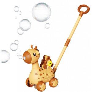 WOOPIE - Bubbelmachine - Giraffe - Kinderen - Muziek & Licht - Met Bestuurstok