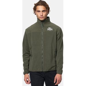 Lonsdale Ardgour Fleecejacke normale Passform Olive/White-XXL