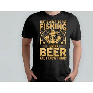 Thats what i do go Fishing - T Shirt - Beer - funny - HoppyHour - BeerMeNow - BrewsCruise - CraftyBeer - Proostpret - BiermeNu - Biertocht - Bierfeest