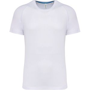 PROACT® Gerecycled herensport-T-shirt met ronde hals PA4012 - White - XL