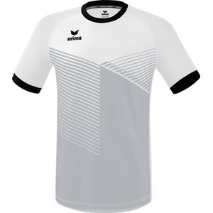 Erima Mantua Shirt Korte Mouw Heren - Wit / Zwart | Maat: XL