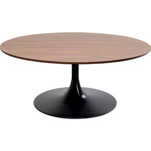 Salontafel Schickeria 110cm walnoot en zwart Kare Design