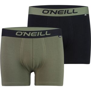 O'Neill premium heren boxershorts 2-pack olive - maat XXL