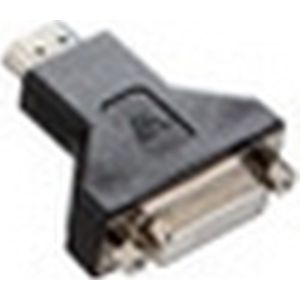 V7 V7E2HDMIMDVIDF-ADPTR HDMI DVI-D Zwart kabeladapter/verloopstukje