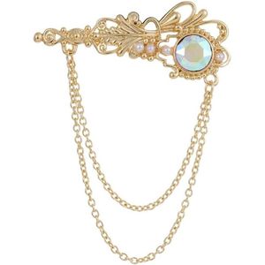 Opknoping Ketting Broche Pin Voor Vrouwen Mannen Diamant CZ Vintage Kwastje Bungelende Drop Reversspeldjes Kraag Pin Bruiloft Boeket Badge Doek Accessoires Sieraden Geschenken