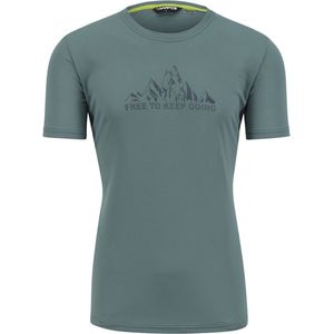 Karpos Loma Print T-shirt Met Korte Mouwen Groen XL Man