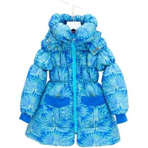 Mim-Pi Meisjes Winterjas - Blauw - Maat 98