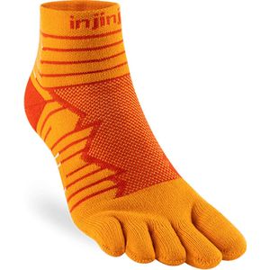 Injinji | Ultra Run | Mini-Crew | Midweight Padded | Hardloopsokken | Desert Orange | 44.5-47 -