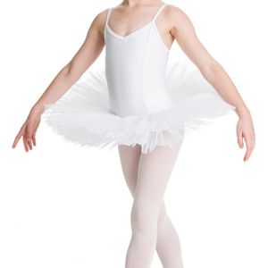 Dancer Dancewear® Ballet tutu wit | Tutu ballet kind | Balletpak met tutu | ""Pavlova"" | maat 140/146 | 12 jaar