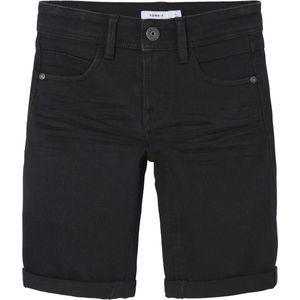 NAME IT NKMSILAS SLIM DNM L SHORTS 2272-TX NOOS Jongens Jeans - Black Denim - Maat 92