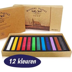 Pastelkrijt - Krijt en Pastel - Tekenen en Knutselen - 12 Kleuren