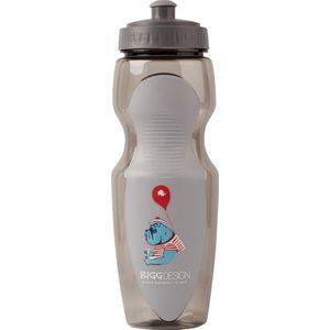 Biggdesign Waterfles - Drinkfles 0.70L - Drinkfles Kinderen - Waterfles met Design - Bidons - BPA vrij - Grijs