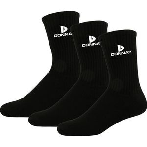 3-Pack Donnay Sportsokken - Heren - Black (020) - maat 35-38