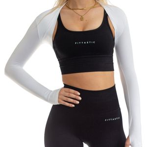 Fittasstic Sportswear Bolero Top White - Wit - XL