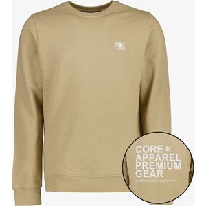 Unsigned heren sweater met backprint - Beige - Maat L