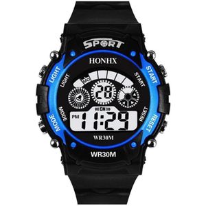 Fako® - Kinderhorloge - Sport New Tech - Donkerblauw