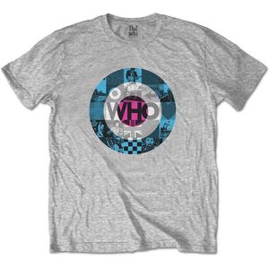 The Who - Target Blocks Heren T-shirt - M - Grijs