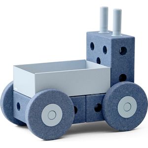 Modu Activity Toy - Baby Walker - Open Ended Play - Loopwagen Baby - Looptrainer - Deep Blue / Sky Blue
