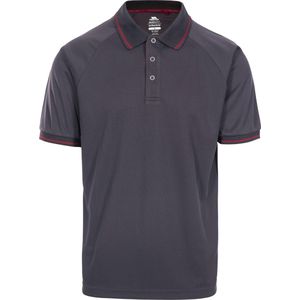 Trespass T-Shirt Bonington - Male Polo Top Tp100 Dark Grey-L